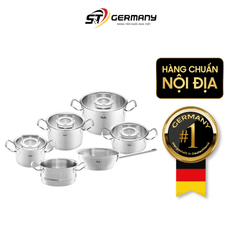 Bộ nồi Fissler Profi set 6 món, kèm xửng hấp và chảo sâu lòng