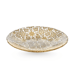 Đĩa Arabesque Centrepiece Gold Leaf 41cm IVV 7402.2