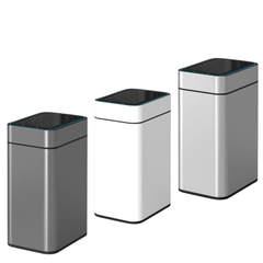 Thùng rác cảm ứng ELPHECO cánh bướm inox 15L ELPH9830 có đèn, nhiều màu