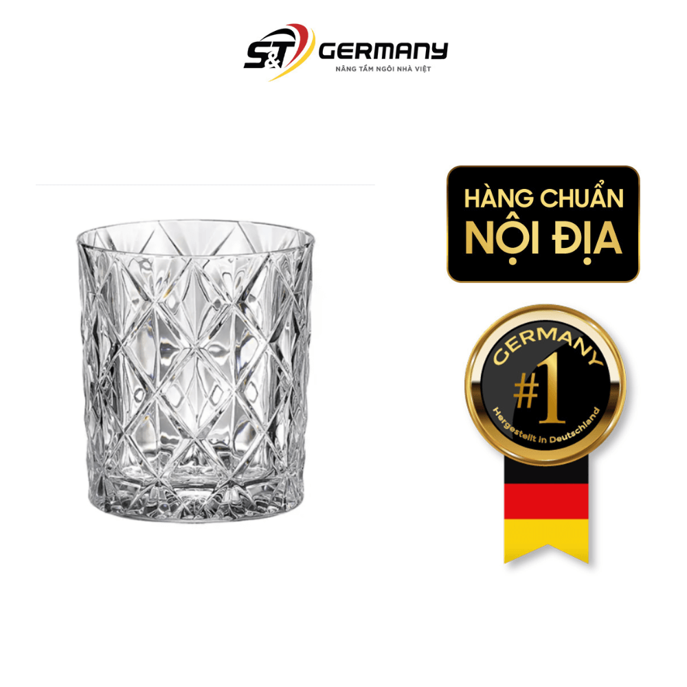 Set 6 cốc thấp Memphis 300ml Crystal Bohemia