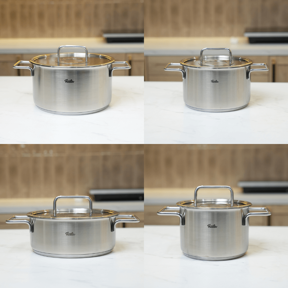 Bộ nồi Fissler Pure Collection 4 món vung kính made in Germany