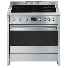 Bếp từ kết hợp lò nướng SMEG A1PYID-9 Classica 11400 W 90cm 5 vùng nấu