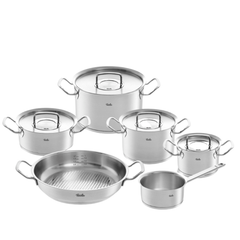 Bộ nồi Fissler Profi 6 món kèm quánh và chảo inox Profi 2 quai made in Germany