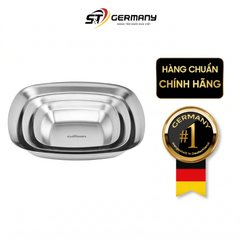 Bộ 3 đĩa chữ nhật inox cao cấp Cuitisan (EC11-021S3)