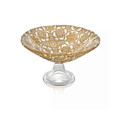 Chân bồng Arabesque Gold Leaf 25cm IVV 7408.2