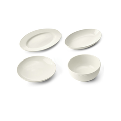 Đồ dùng bàn ăn Mikasa Cranborne nhiều món, chất liệu gốm đá