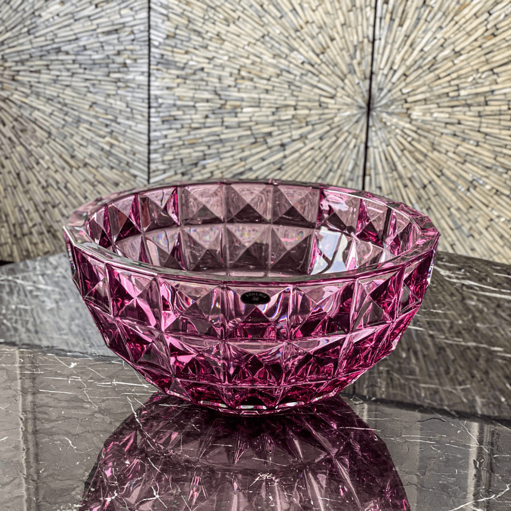 Tô pha lê Bohemia Diamond 28cm