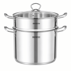 Nồi luộc gà GKÖCH kèm xửng hấp 28cm SAED002 12L