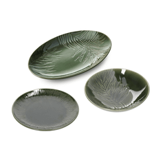 Đồ dùng bàn ăn Mikasa Jardin nhiều món, chất liệu gốm đá