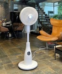Quạt cây phun sương tạo ẩm cao cấp DE MULLER màu trắng