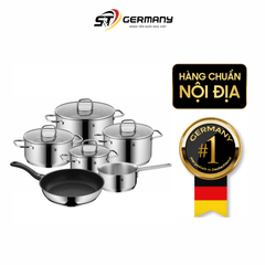 Bộ nồi WMF Inspiration 6 món kèm quánh và chảo chống dính WMF Devil 24/28 cm