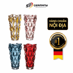 Bình hoa pha lê Bohemia Samba 30,5 cm nhiều màu