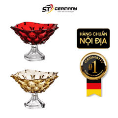 Chân bồng pha lê Bohemia Samba 30,5cm nhiều màu