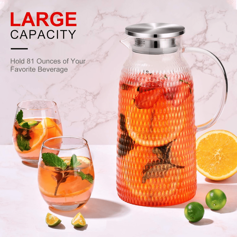 Bình đựng nước thuỷ tinh AOFMEE Glass Pitcher 2,4 Lit