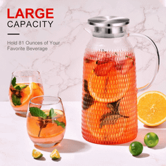 Bình đựng nước thuỷ tinh AOFMEE Glass Pitcher 2,4 Lit