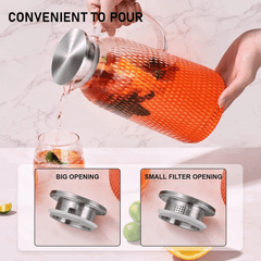 Bình đựng nước thuỷ tinh AOFMEE Glass Pitcher 2,4 Lit