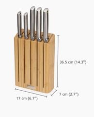 Bộ 5 dao cán thép kèm hộp đựng Joseph Joseph Elevate Bamboo 10564