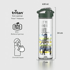 Bình nước Tritan cao cấp Renga Saga 630ml - 912067-024 nhiều màu
