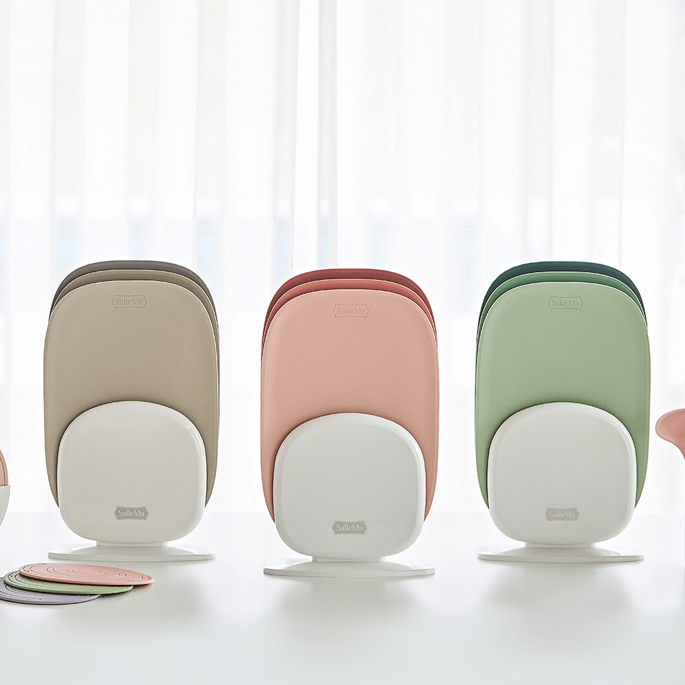 Bộ 3 thớt TPU kháng khuẩn cao cấp SalleMa Macaron nhiều màu