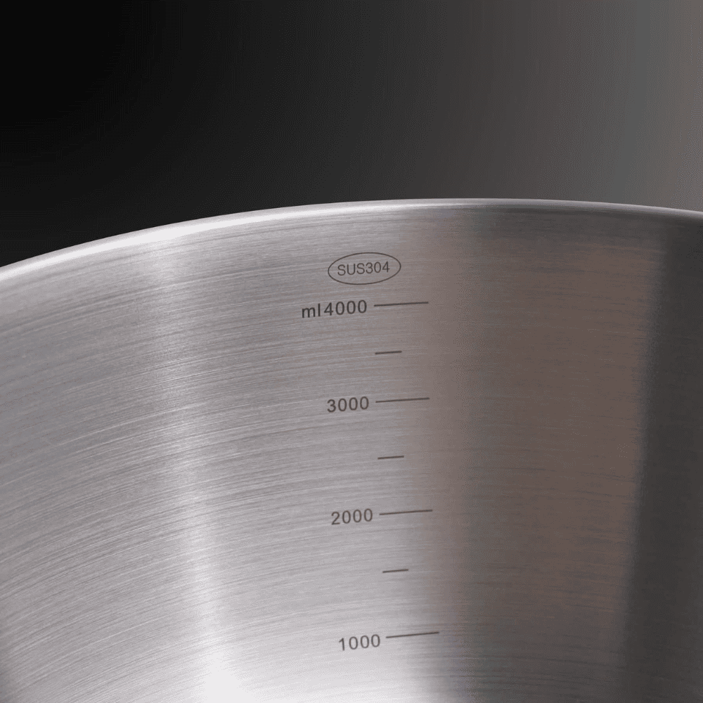 Bộ 3 âu inox phủ sơn kem lì 22-25-28cm GKÖCH MYTY0810
