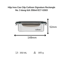 Hộp Inox Cao Cấp Cuitisan Signature nhiều dung tích