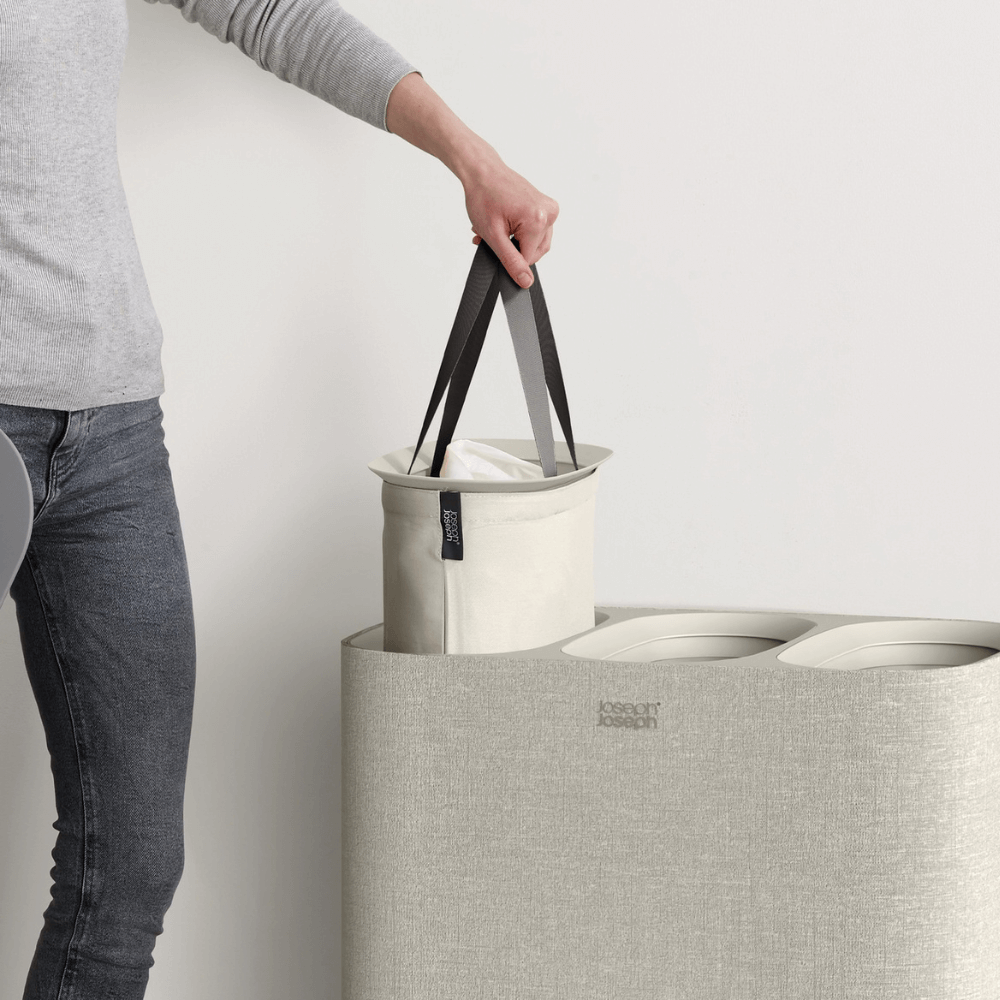 Thùng đựng đồ giặt 3 ngăn Joseph Joseph Tota 90L nhiều màu