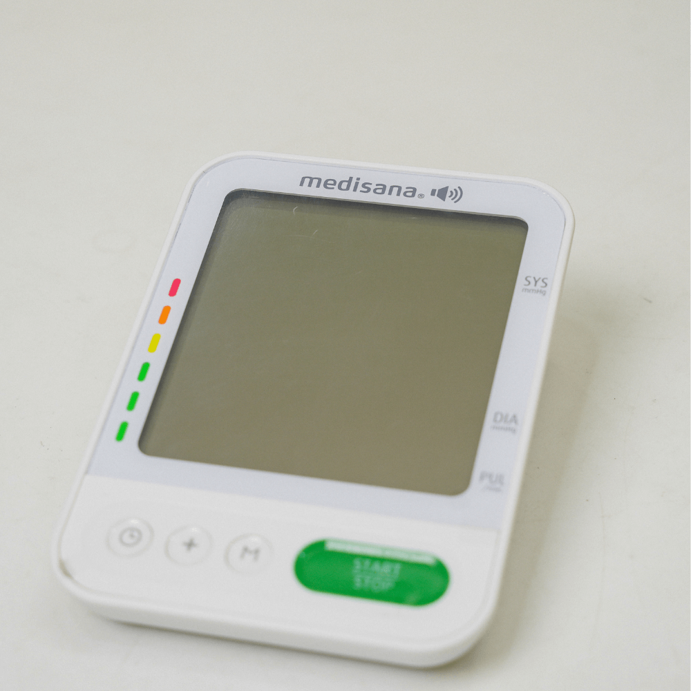 Máy đo huyết áp bắp tay Medisana BU586 có giọng nói