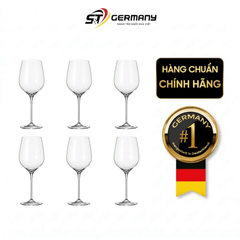 Set 6 ly vang trắng Uria 480ml Crystal Bohemia