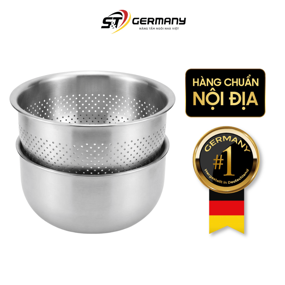 Bộ 2in1 (âu + rổ inox) 20,5-21cm GKÖCH MYXED1718