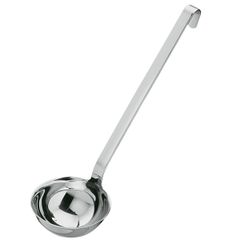 Muôi múc có vành Rösle 100010 cán móc 34.5cm đường kính 10cm