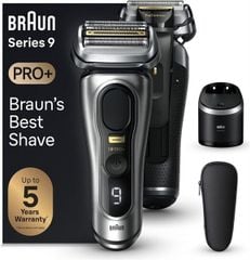 Máy cạo râu Braun Series 9 Pro+ 9569cc made in Germany (màu vàng Gold) - bản tặng kèm Braun Power Case