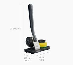 Bàn chải kèm giá đựng lớn Joseph Joseph SinkTech 6500011