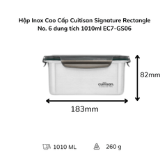 Hộp Inox Cao Cấp Cuitisan Signature nhiều dung tích