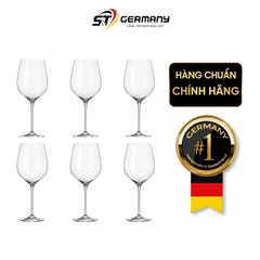 Set 6 ly vang trắng Uria 600ml Crystal Bohemia