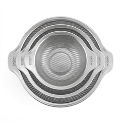 Bộ 3 rổ inox có tay cầm 16-20-24cm GKÖCH MYDH0305