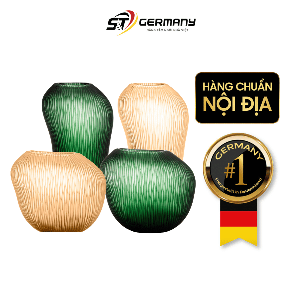 Bình hoa IVV Carving Stain 23/24/36 cm nhiều màu