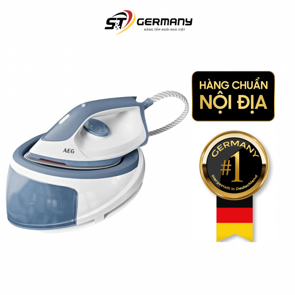 Bàn là hơi nước AEG ST512DB 2400W màu xanh