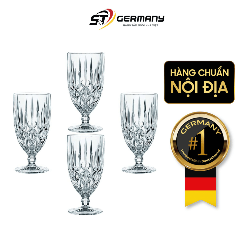 Set 4 ly chân thấp Nachtmann Noblesse 102556 425 ml