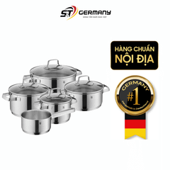 Bộ nồi WMF Belmonte 5 món kèm quánh vung kính