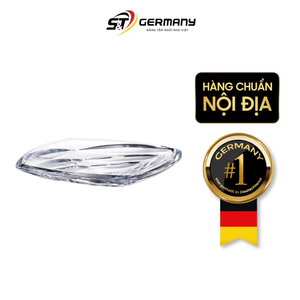 Đĩa Pha lê Facet 30cm Crystal Bohemia