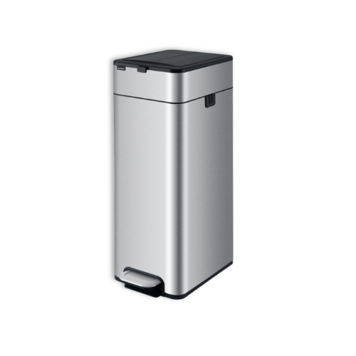 Thùng rác ELPHECO đạp chân mở hai cánh 20L/25L/30L nhiều màu, có thùng chứa rác rời bên trong