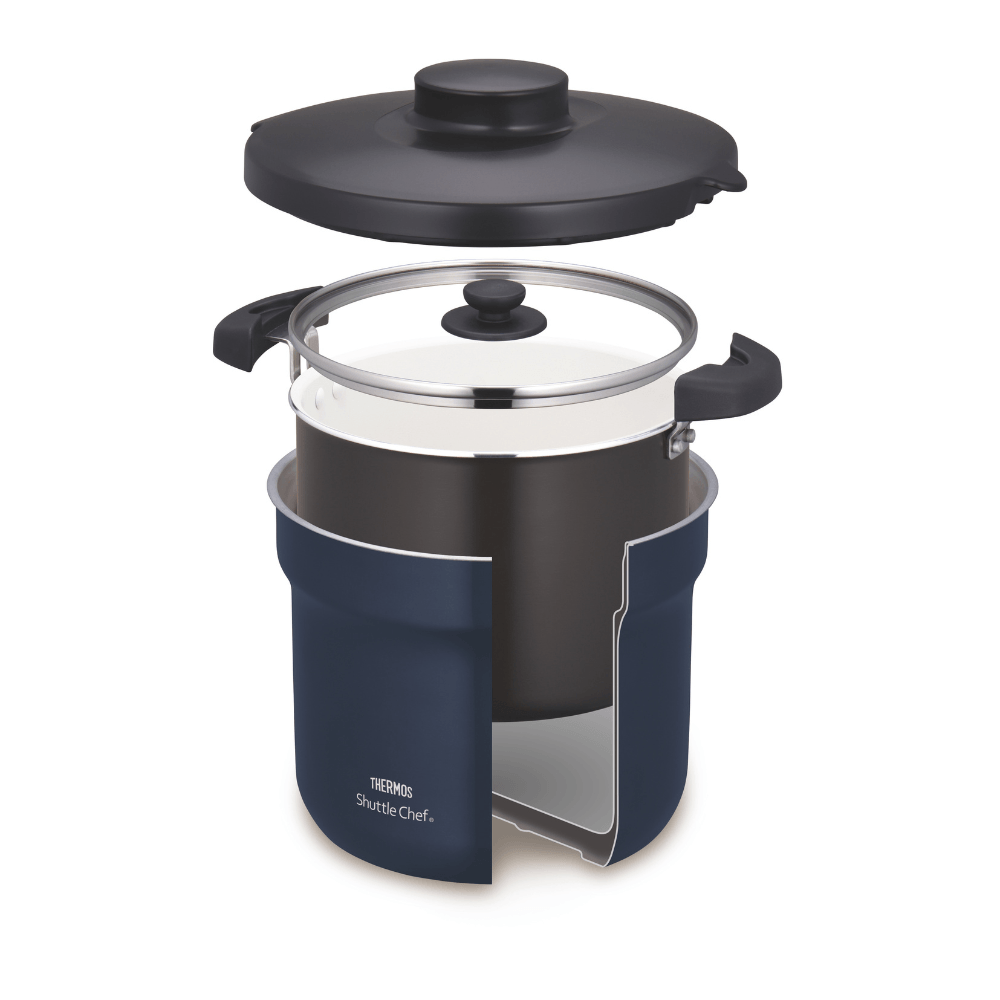Nồi ủ Thermos KBJ-4502 4.3L màu xanh Navy
