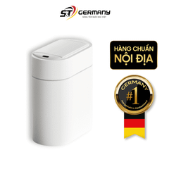 Thùng rác cảm ứng ELPHECO cánh bướm nhựa dáng oval 9L màu trắng ELPH6731