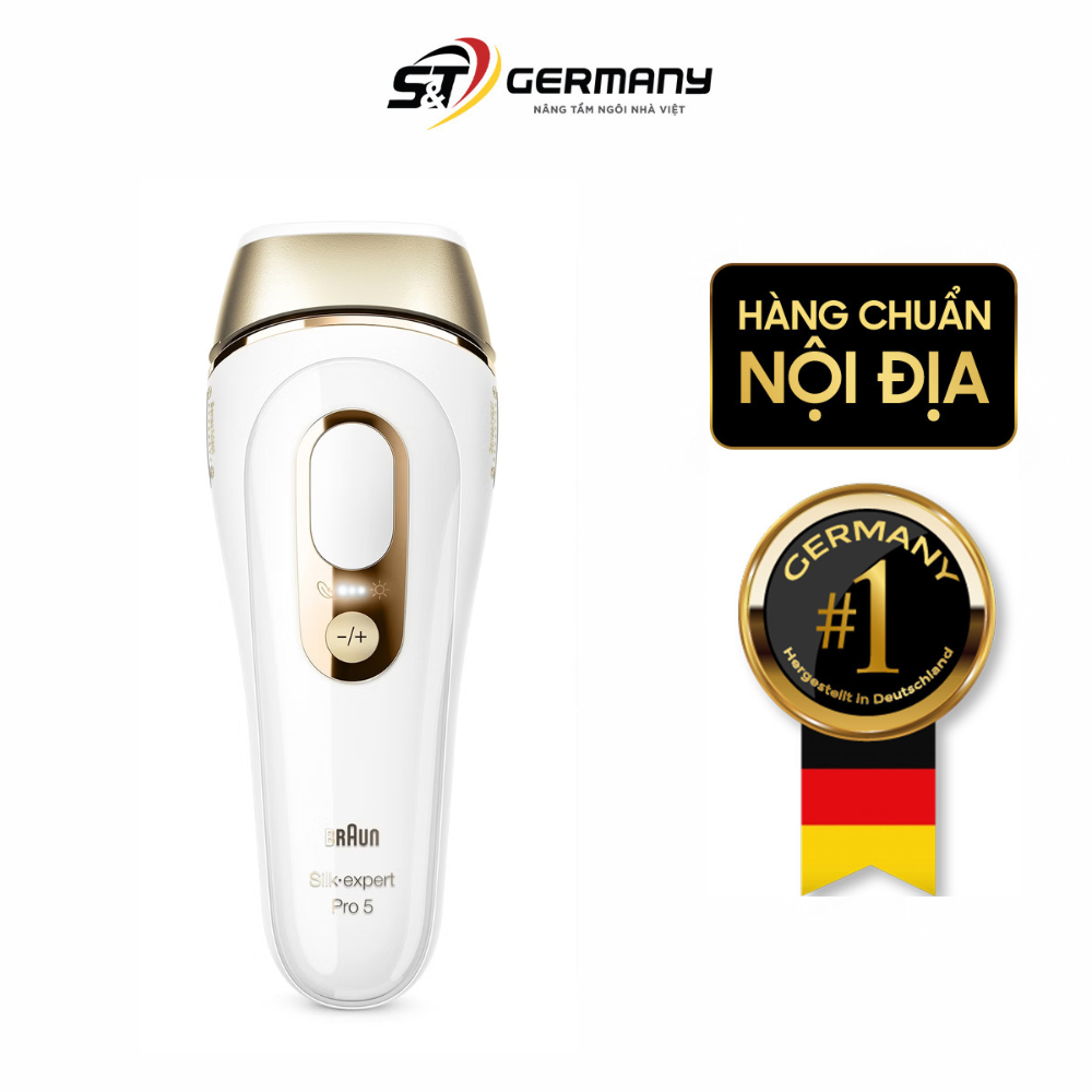 Máy triệt lông BRAUN Silk-expert Pro IPL 3 đầu triệt lông