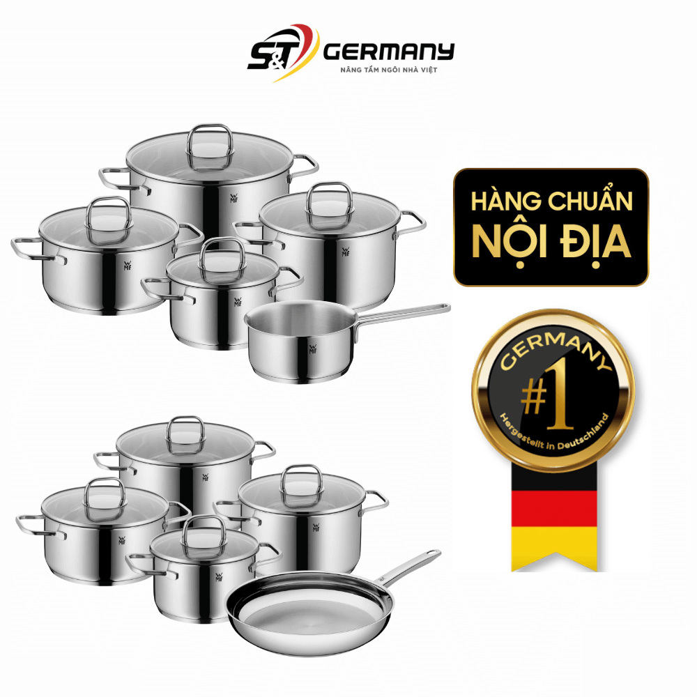 Bộ nồi WMF Inspiration 5 món vung kính, nhiều phân loại