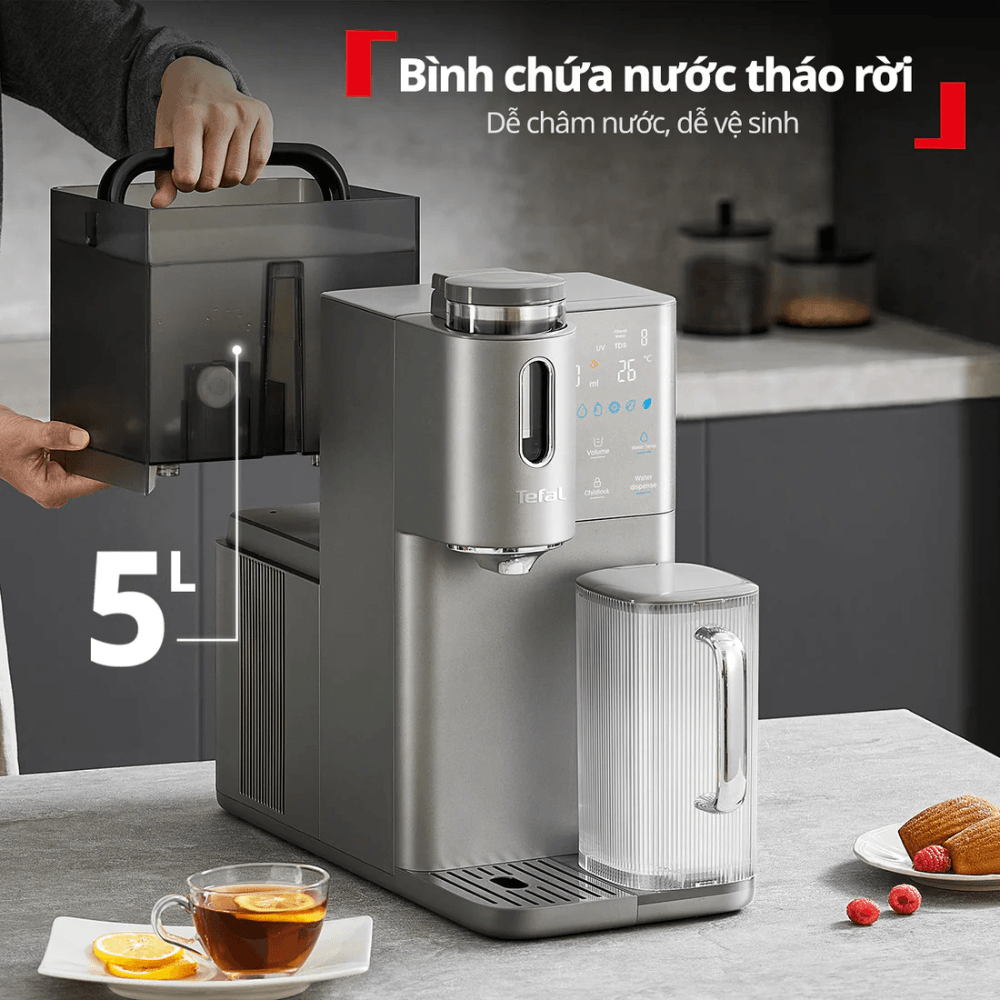 Máy lọc nước đa năng TEFAL Pure Water Plus (có pha trà và cà phê)