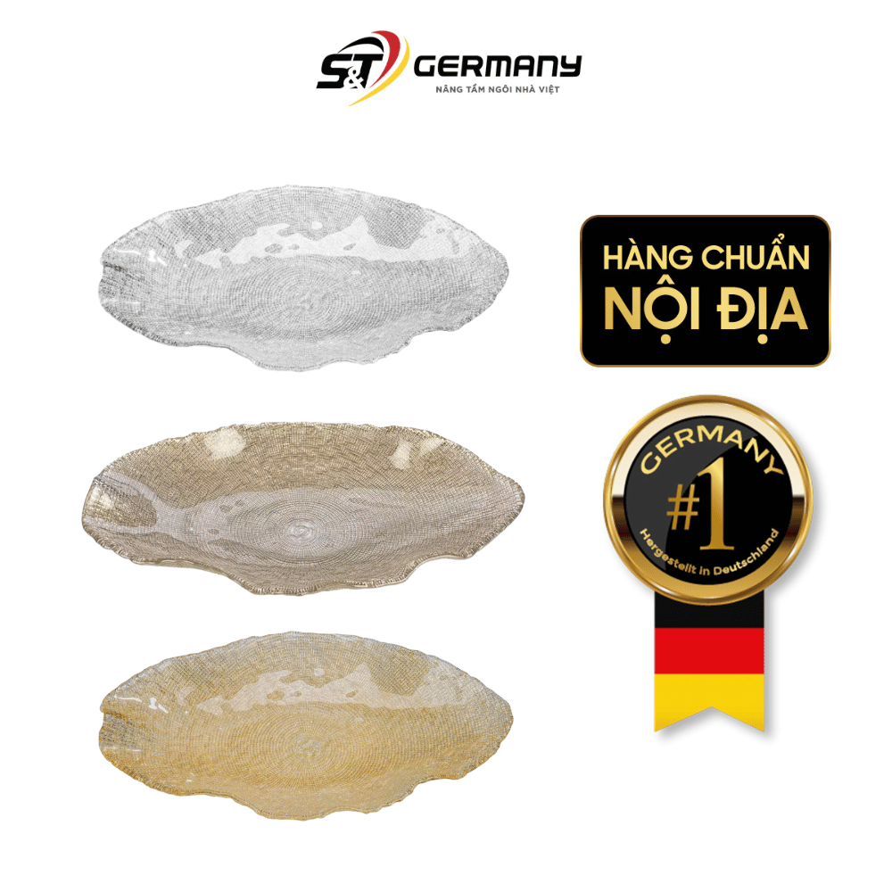 Đĩa oval centrepiece IVV Folies 50 cm, nhiều màu