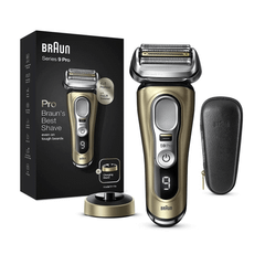 Máy cạo râu Braun Series 9 Pro+ 9669cc made in Germany (màu vàng Gold)