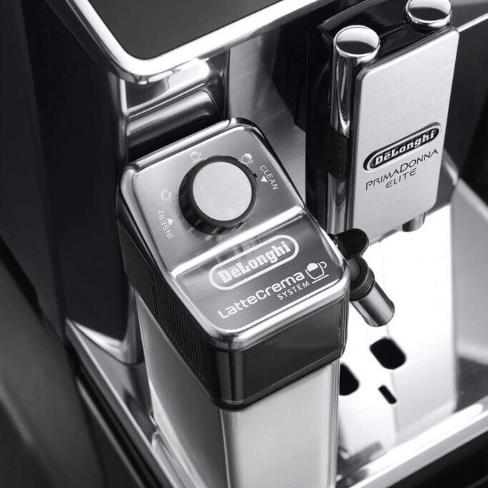 Máy pha cà phê tự động De'Longhi PrimaDonna Elite ECAM 656.75.MS màu bạc