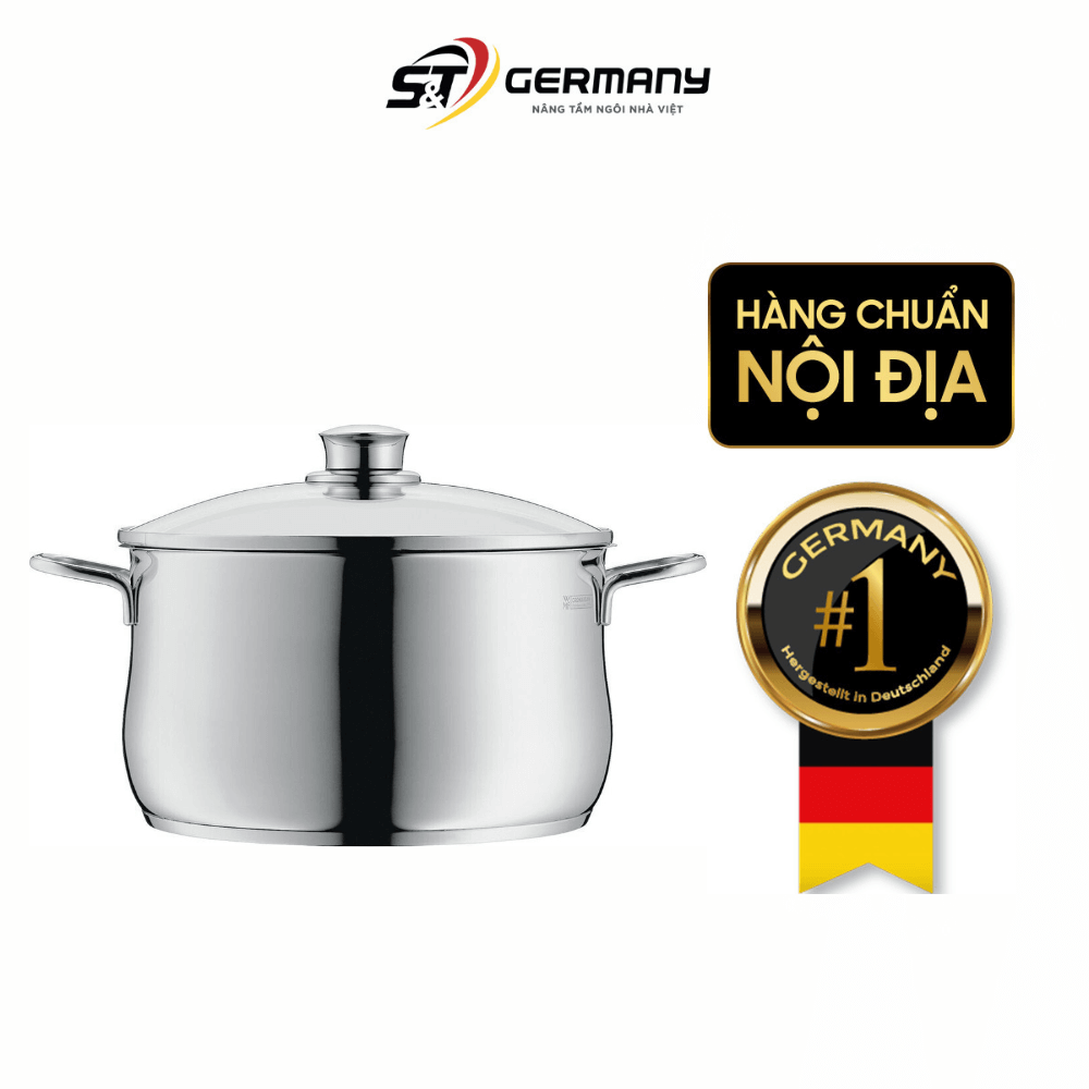 Nồi WMF Diadem Plus 20cm 3,7L kèm vung kính